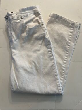 Gloria Vanderbilt Amanda Jeans white size 12 average